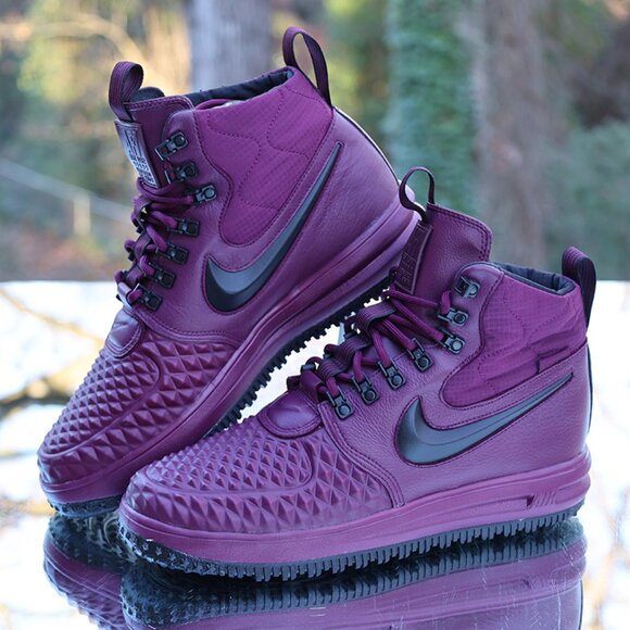 Nike Lunar Force 1 Duckboot Burgundy - Picture 2 of 15